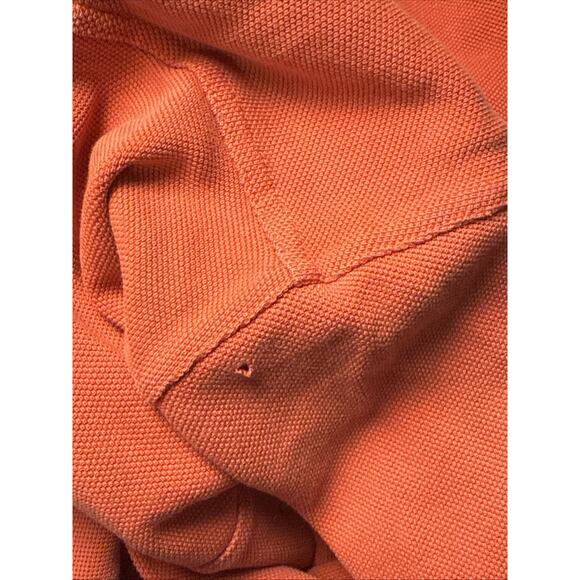 Pussers Island Gear 1/4 Zip Pullover Orange Pullover Flags Sailing Men's Medium - Picture 6 of 6